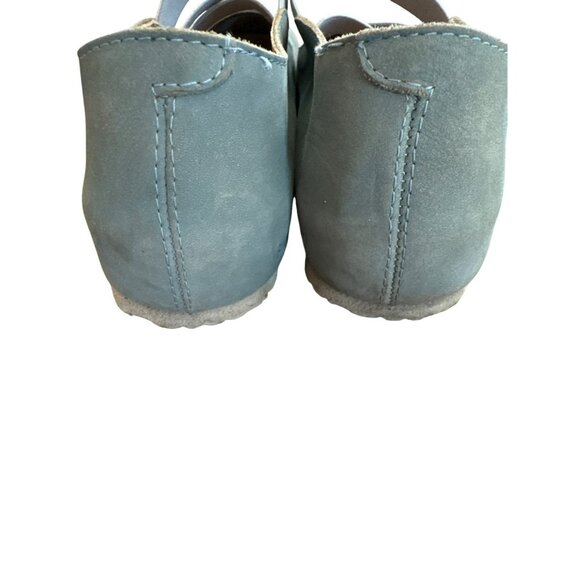 Birkenstock Santa Ana Ballet Flat Nubuck Leather Womens Shoes 39 / 8 8.5 Narrow - Picture 3 of 6